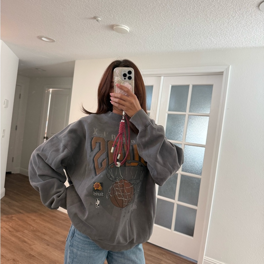 Abercrombie & Fitch Gray Graphic Hoodie